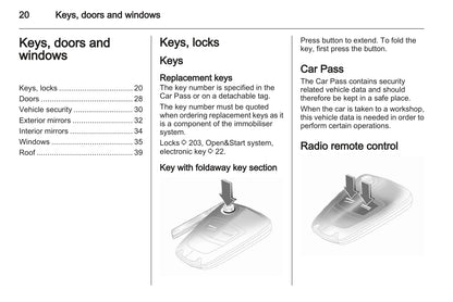 2012-2014 Opel Astra Owner's Manual | English