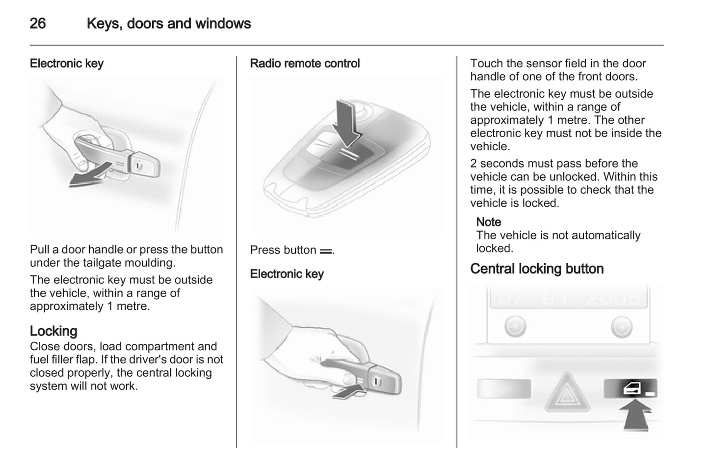 2012-2014 Opel Astra Owner's Manual | English