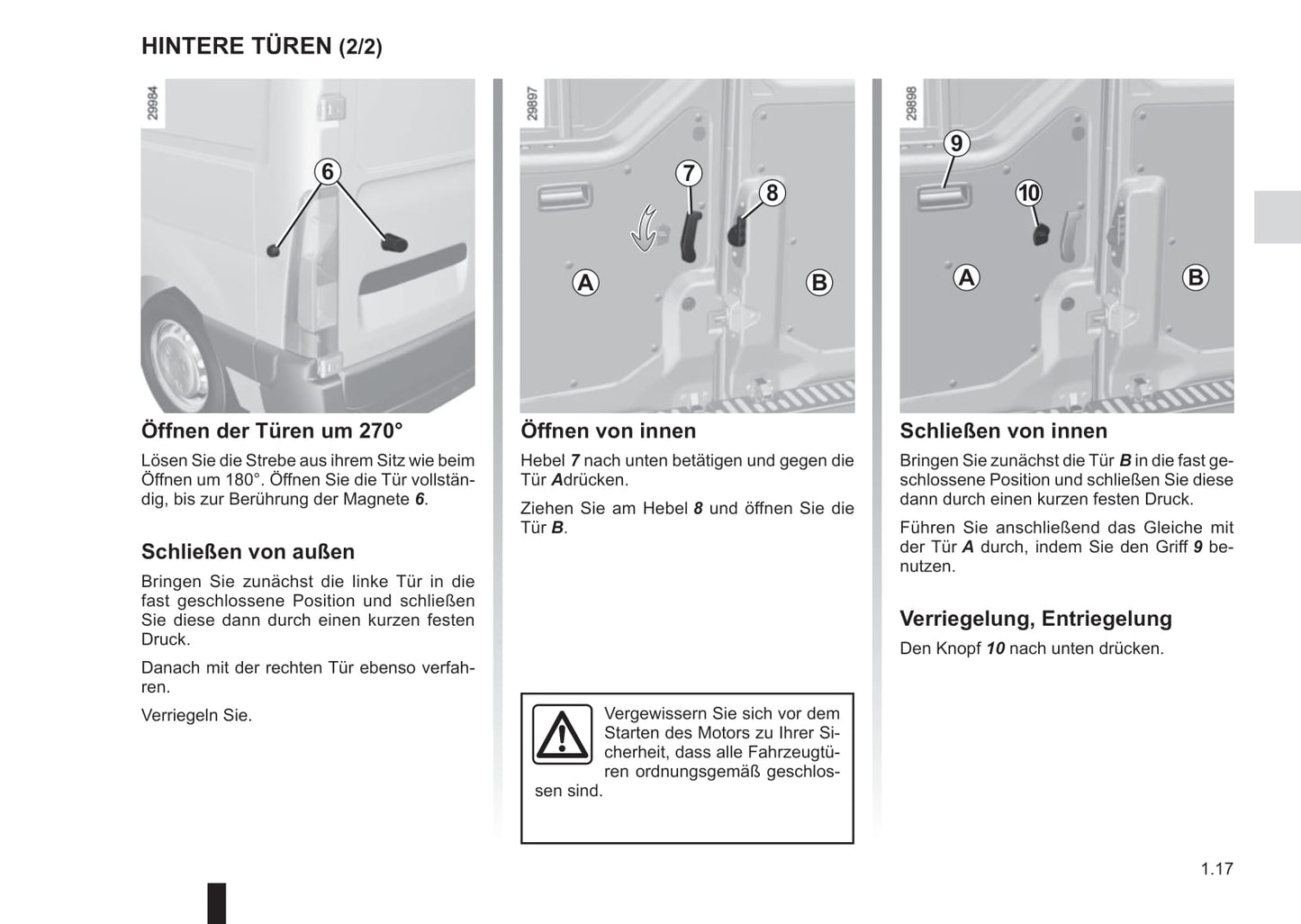 2016-2017 Renault Master Gebruikershandleiding | Duits