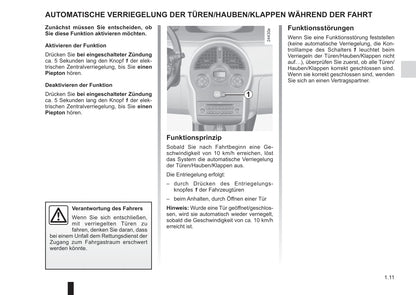 2012-2013 Renault Modus/Grand Modus Owner's Manual | German