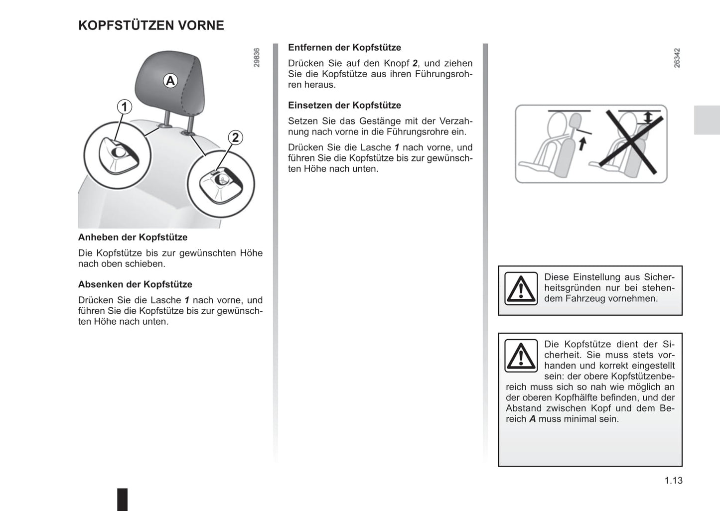 2012-2013 Renault Modus/Grand Modus Owner's Manual | German