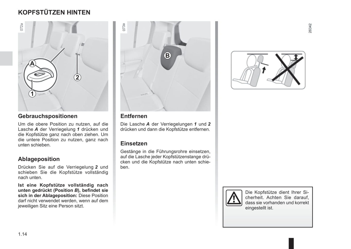 2012-2013 Renault Modus/Grand Modus Owner's Manual | German