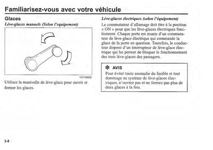 2003 Kia Rio Bedienungsanleitung | Französisch