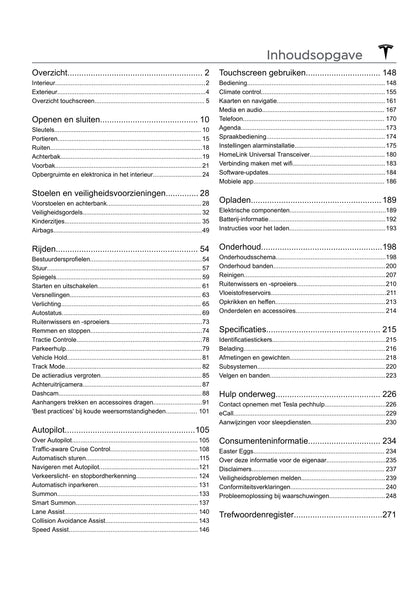 2020 Tesla Model 3 Bedienungsanleitung | Niederländisch