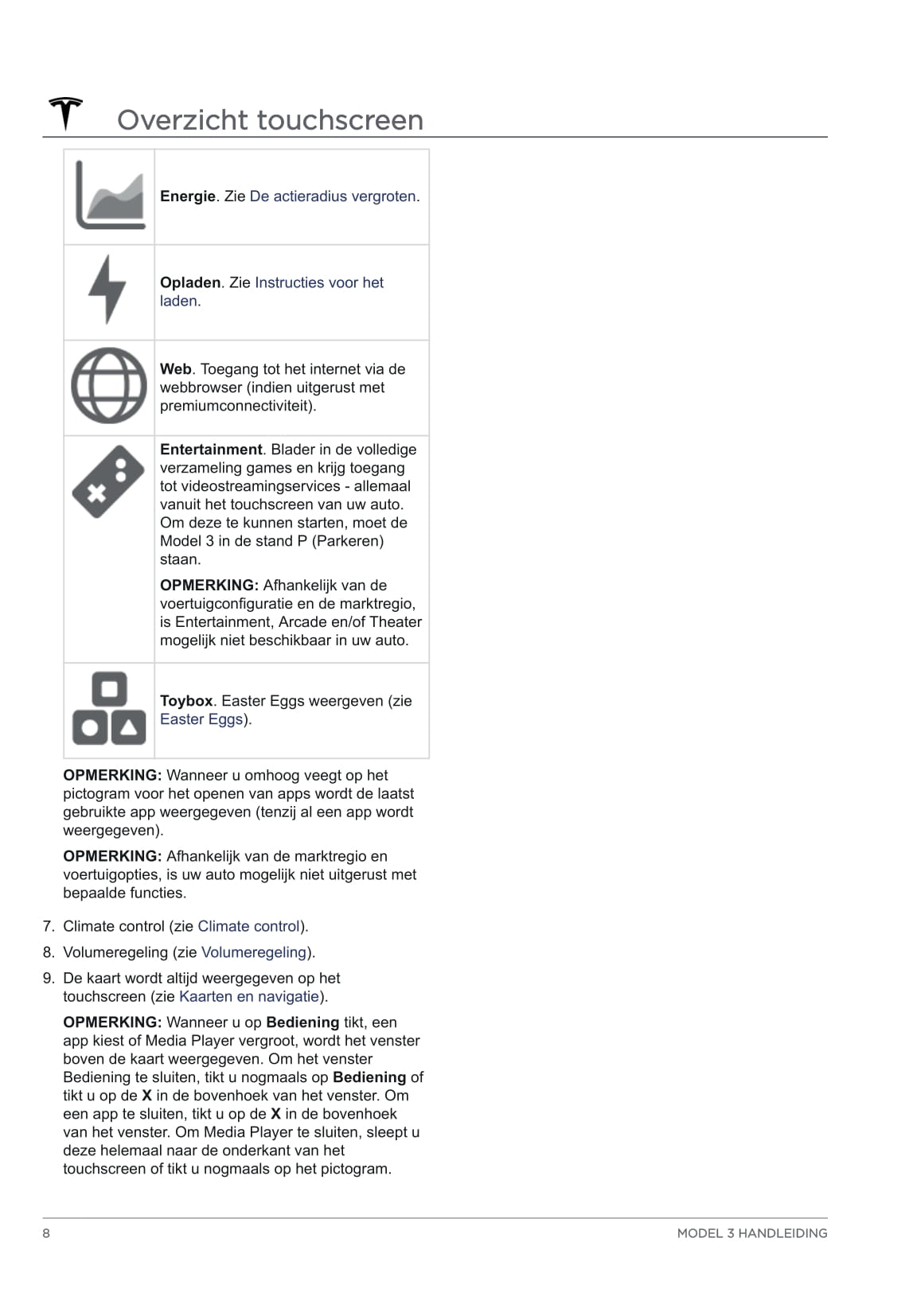 2020 Tesla Model 3 Bedienungsanleitung | Niederländisch