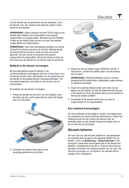 2020 Tesla Model 3 Bedienungsanleitung | Niederländisch
