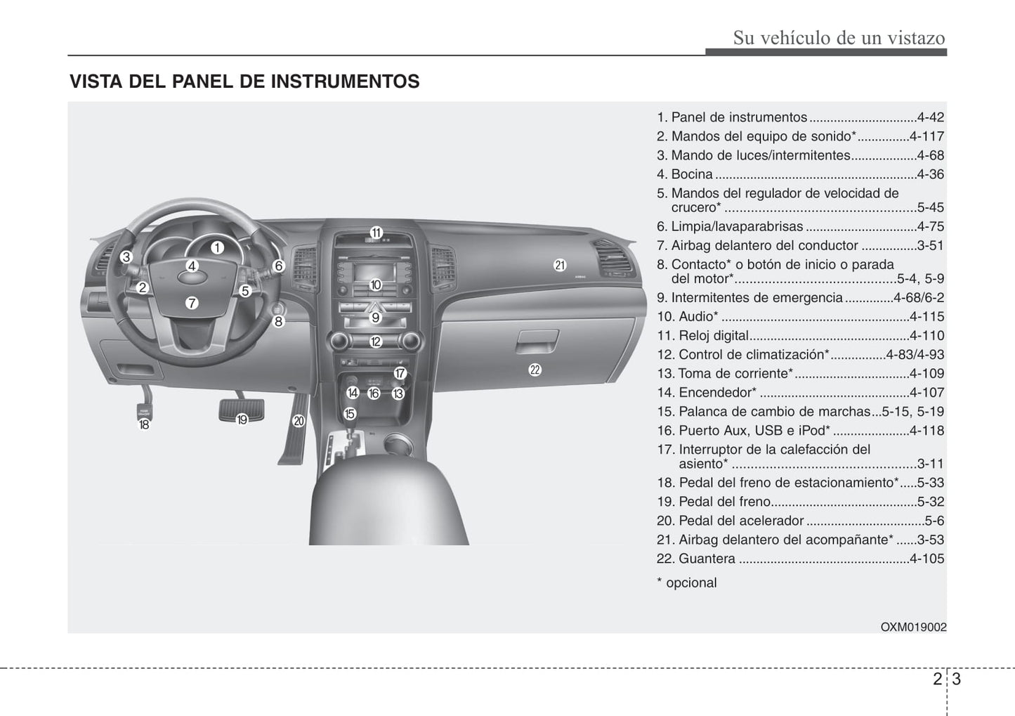 2011-2012 Kia Sorento Gebruikershandleiding | Spaans