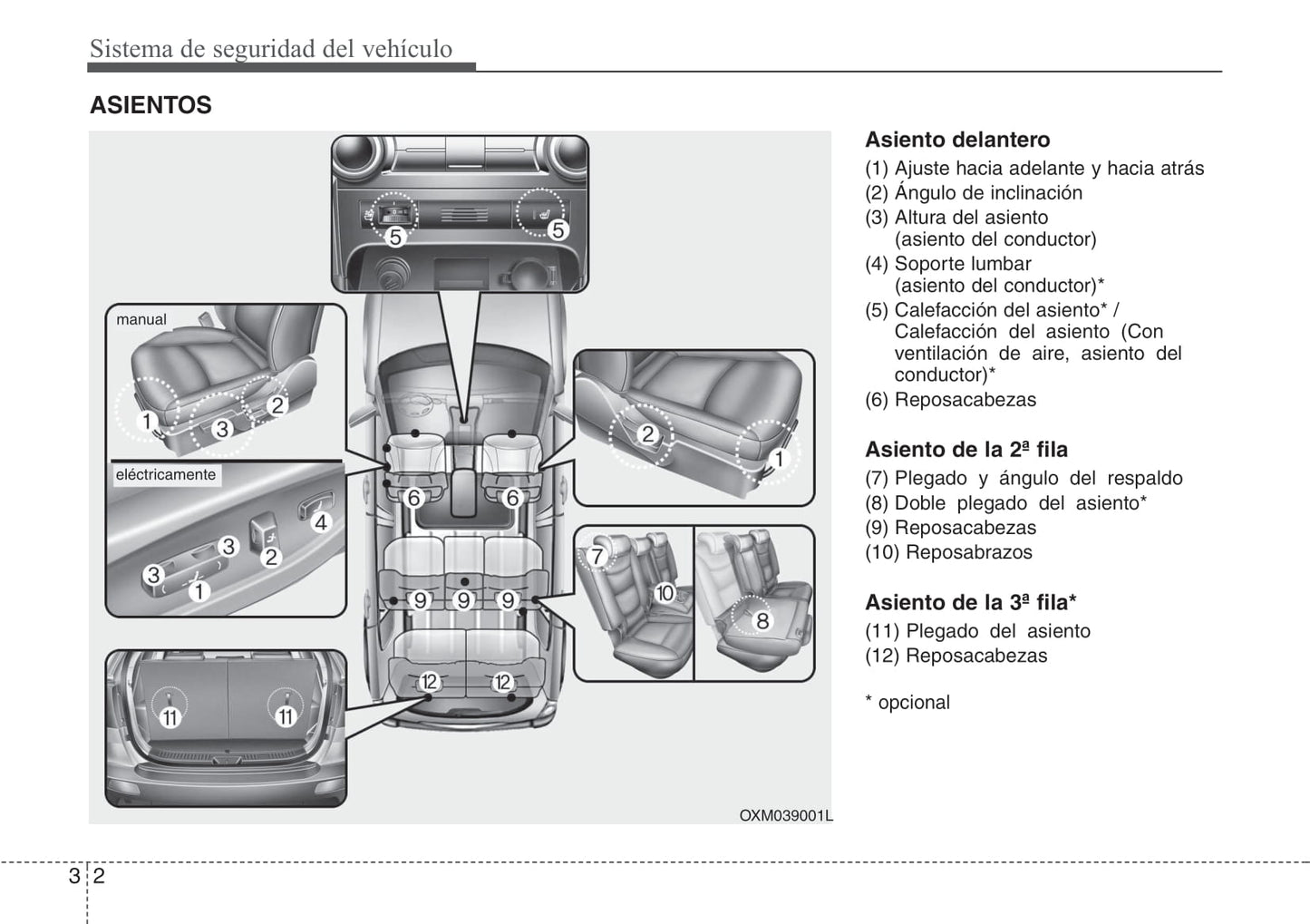 2011-2012 Kia Sorento Gebruikershandleiding | Spaans