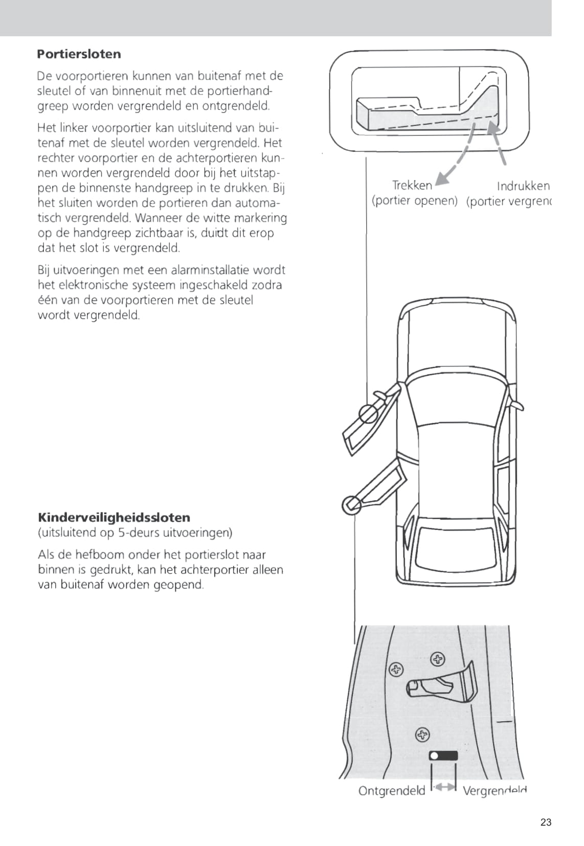 1990-1992 Ford Escort/Escort Van Owner's Manual | Dutch