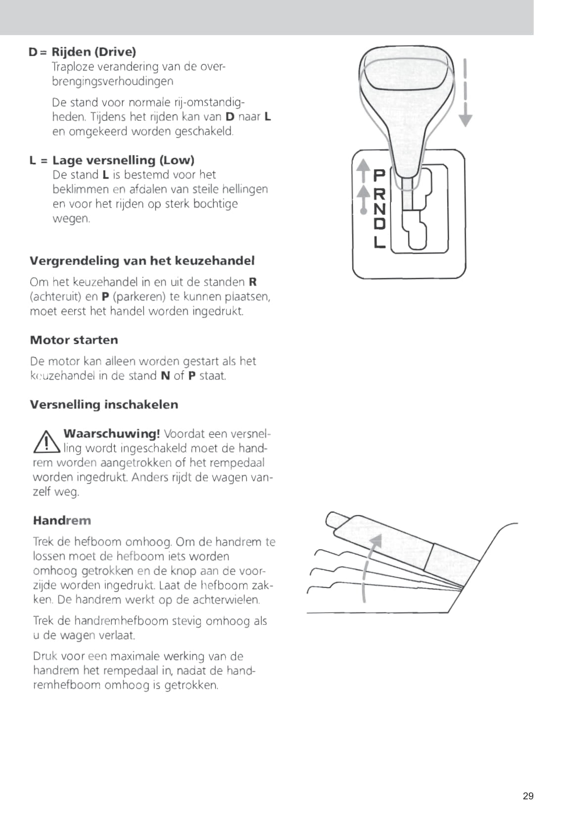 1990-1992 Ford Escort/Escort Van Owner's Manual | Dutch