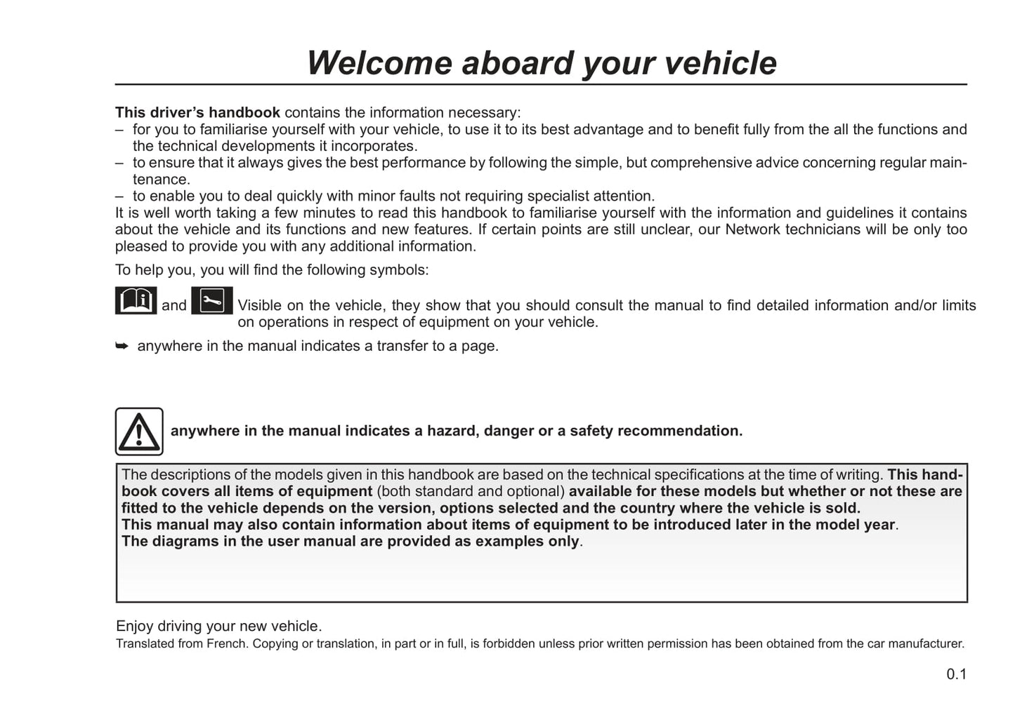 2022-2023 Renault Express Manuel du propriétaire | Anglais