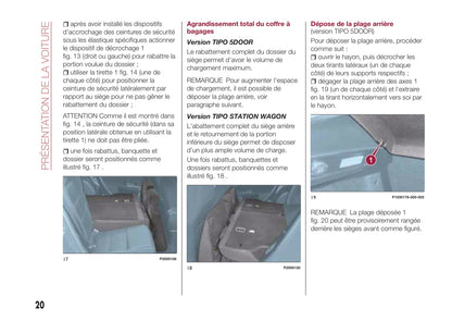 2017-2018 Fiat Tipo 5 Doors Gebruikershandleiding | Frans