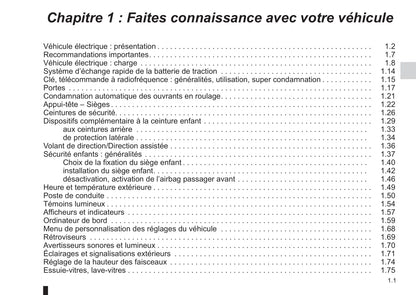 2009-2014 Renault Fluence Z.E. Manuel du propriétaire | Français