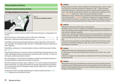 2014-2015 Skoda Citigo Owner's Manual | Polish