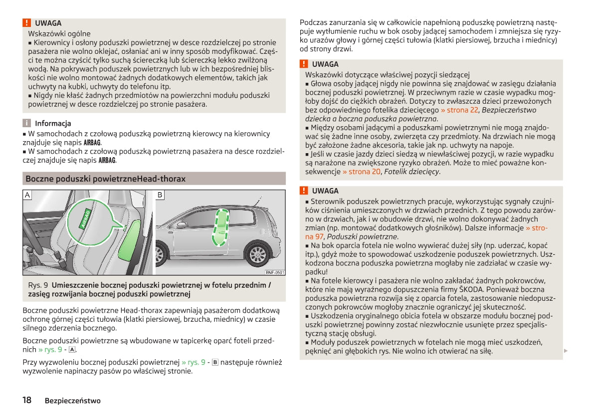 2014-2015 Skoda Citigo Owner's Manual | Polish