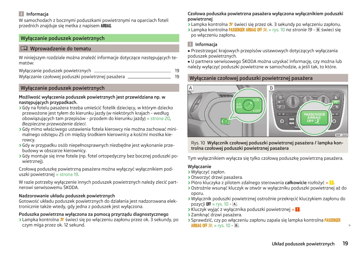 2014-2015 Skoda Citigo Owner's Manual | Polish