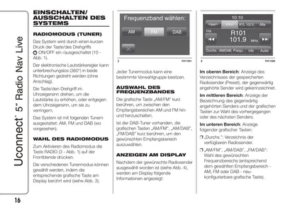 Jeep Renegade Uconnect 5 Radio Nav Live  Bedienungsanleitung 2015 - 2017