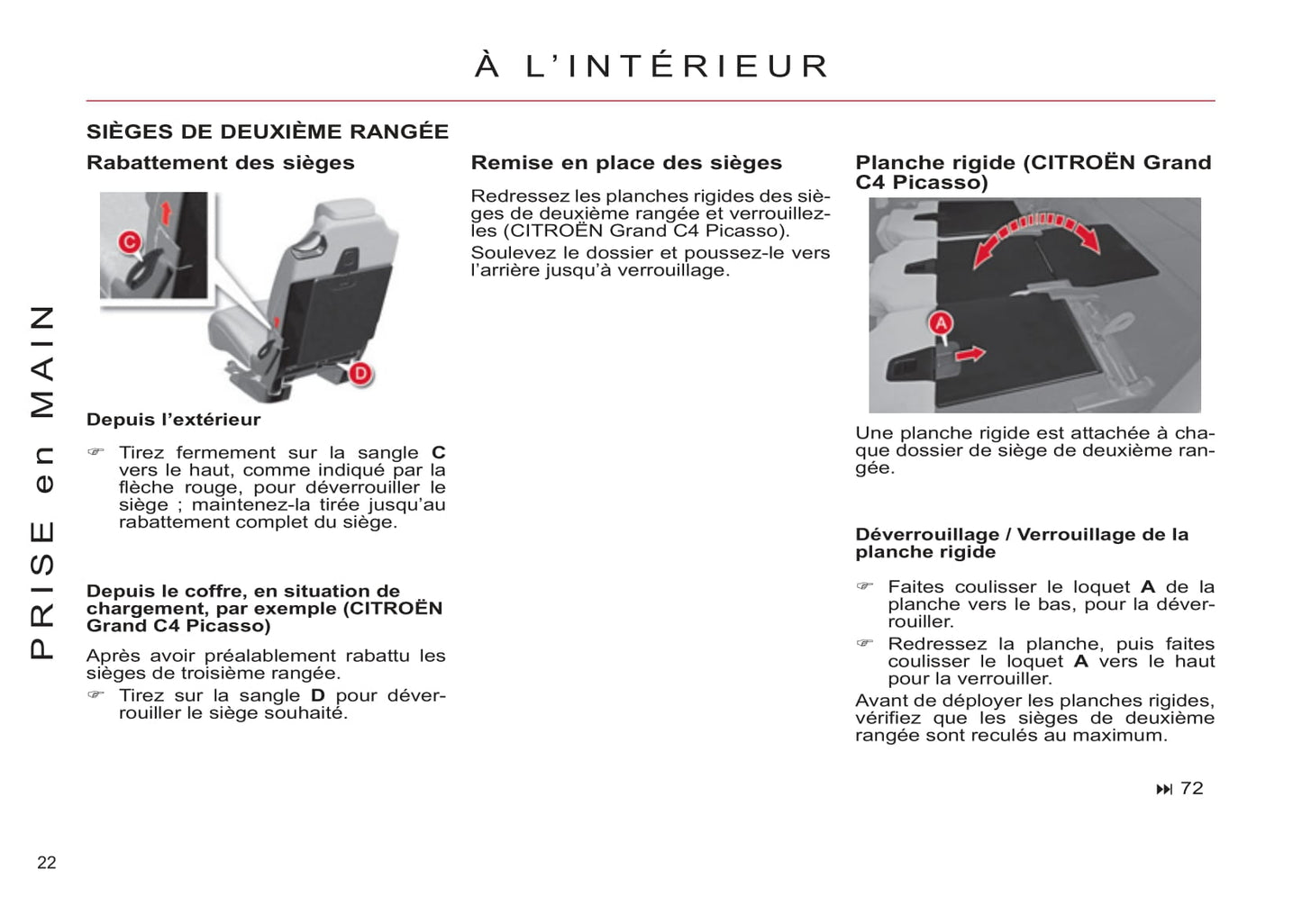 2011-2013 Citroën C4 Picasso/Grand C4 Picasso Gebruikershandleiding | Frans