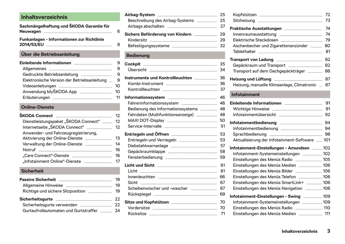 2012-2019 Skoda Rapid Bedienungsanleitung | Deutsch