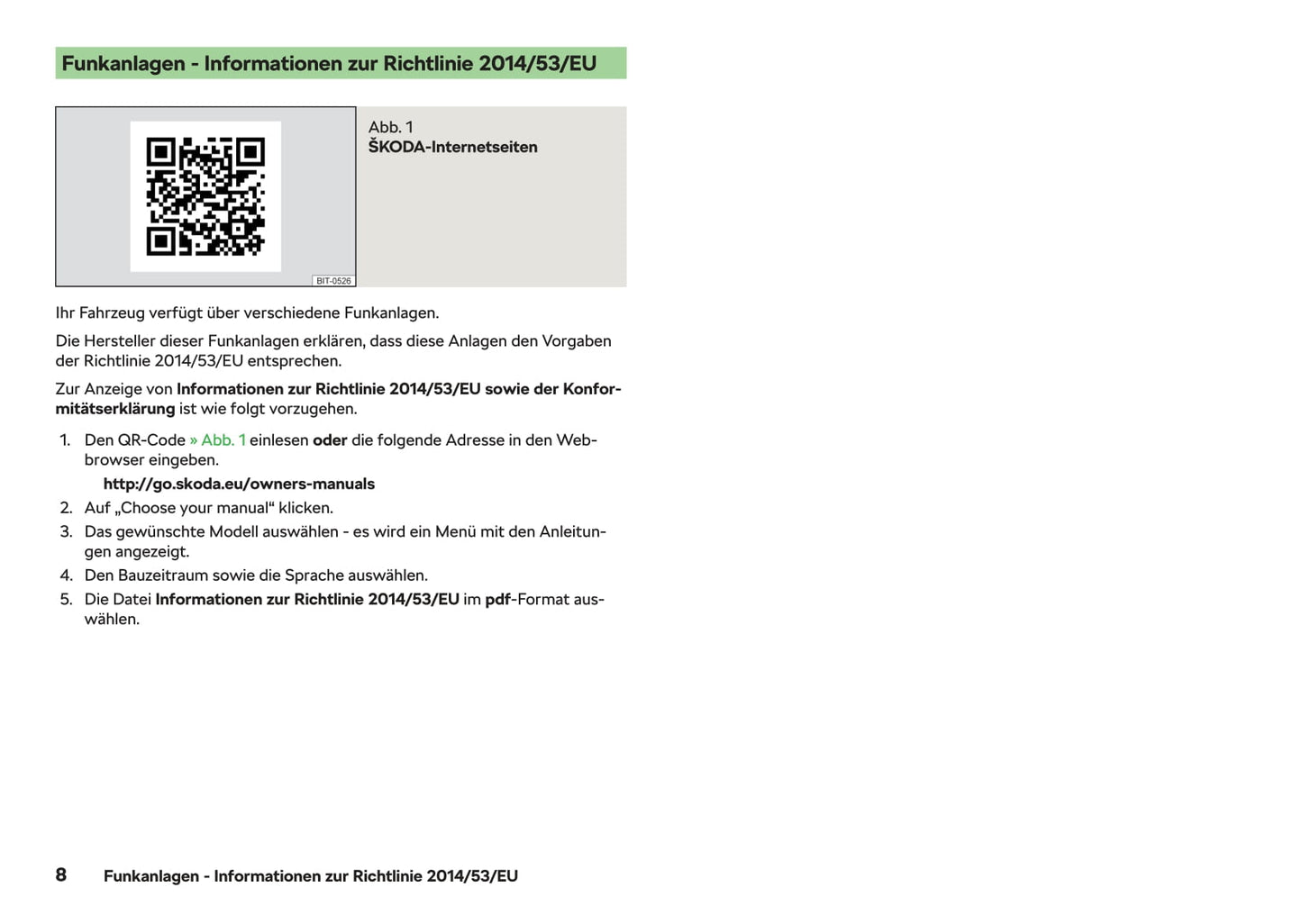 2012-2019 Skoda Rapid Bedienungsanleitung | Deutsch