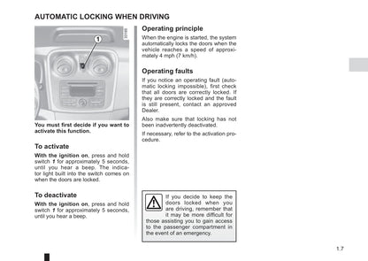 2014-2016 Dacia Logan/Logan MCV/Sandero Owner's Manual | English