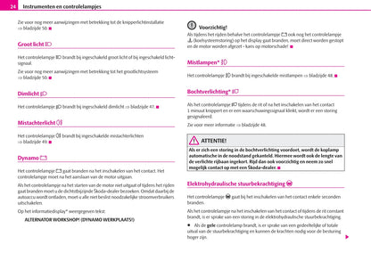 2008-2009 Skoda Fabia Owner's Manual | Dutch