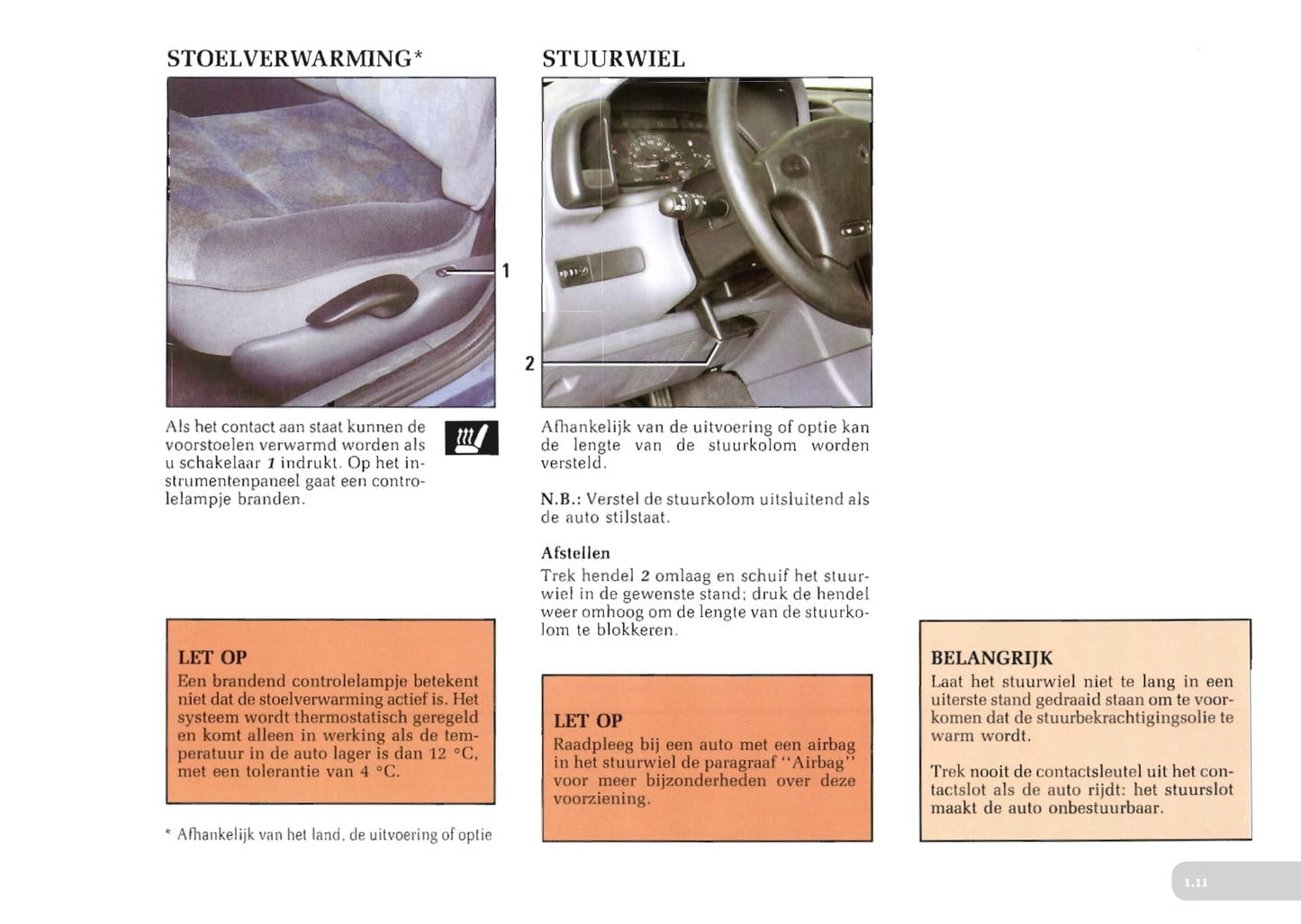 1994-1998 Renault Laguna Manuel du propriétaire | Néerlandais