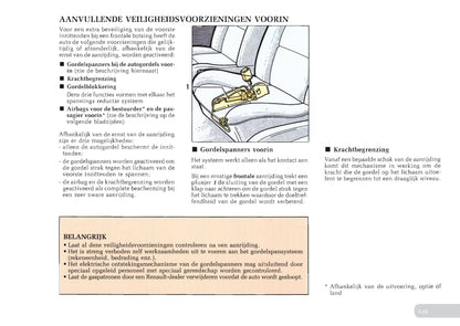 1994-1998 Renault Laguna Manuel du propriétaire | Néerlandais