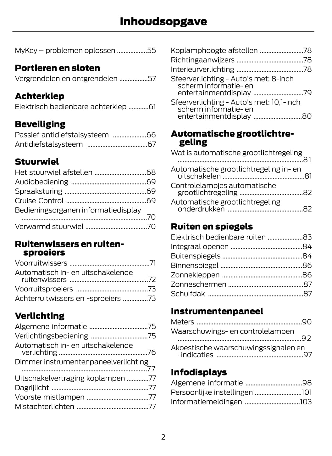 2021-2022 Ford Explorer Gebruikershandleiding | Nederlands