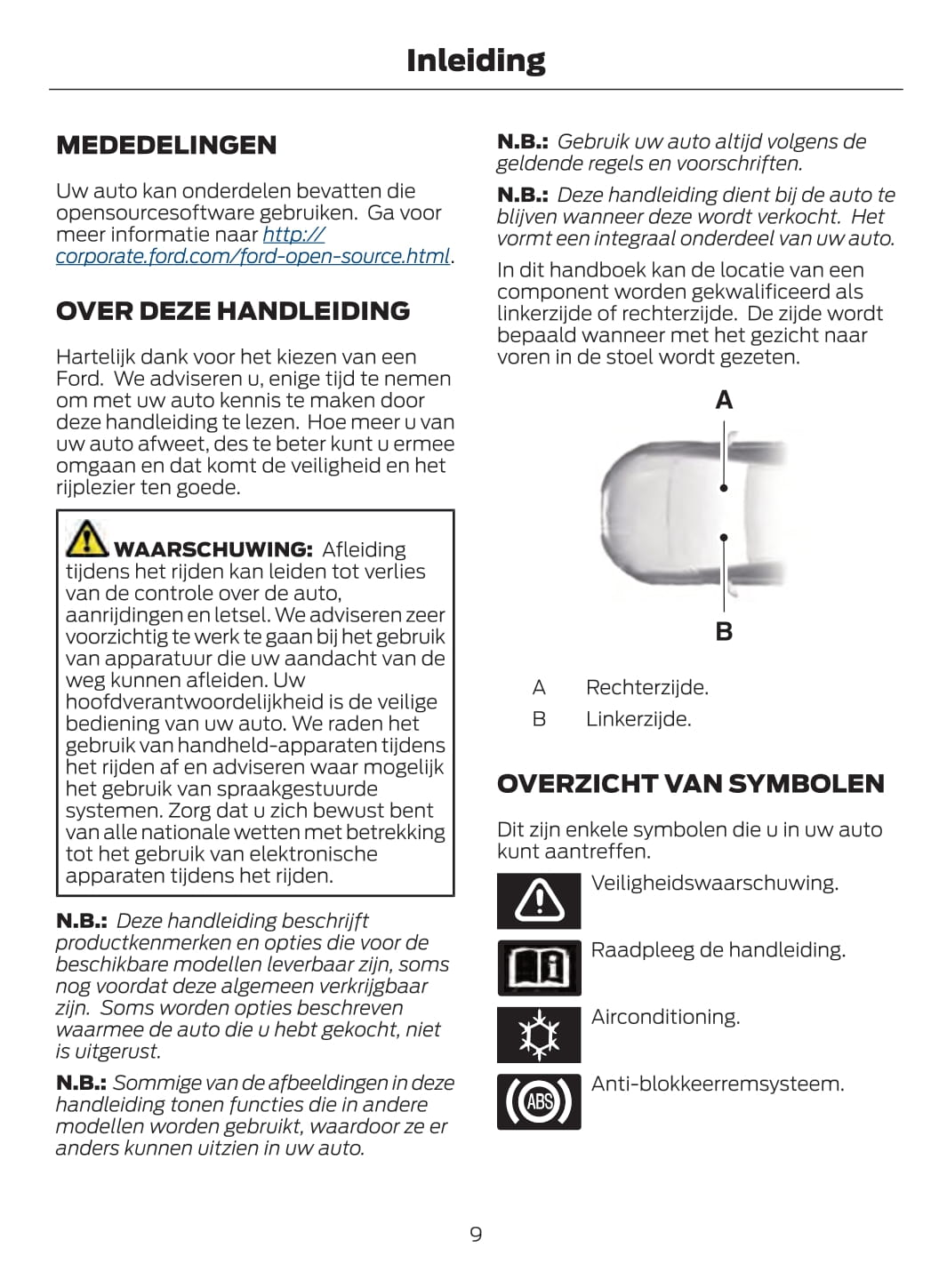 2021-2022 Ford Explorer Gebruikershandleiding | Nederlands