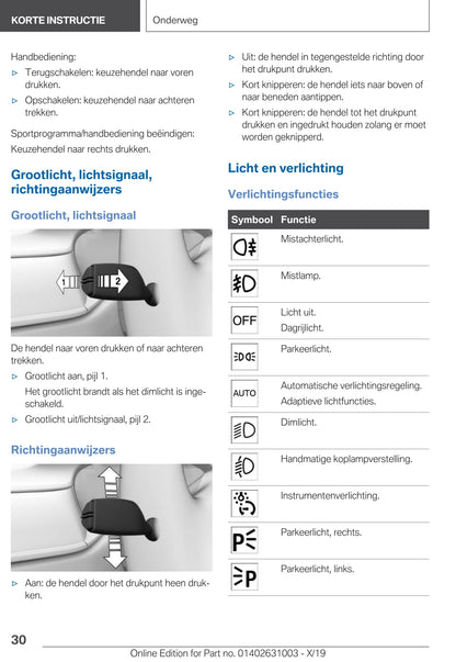 2020 BMW 2 Series Gran Coupé Owner's Manual | Dutch