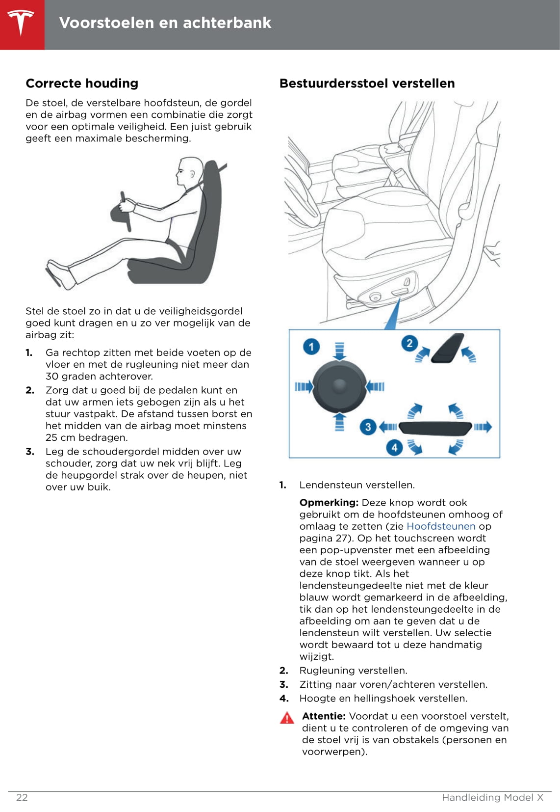 2016-2020 Tesla Model X Owner's Manual | Dutch