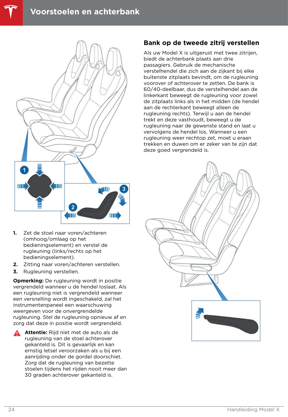 2016-2020 Tesla Model X Owner's Manual | Dutch