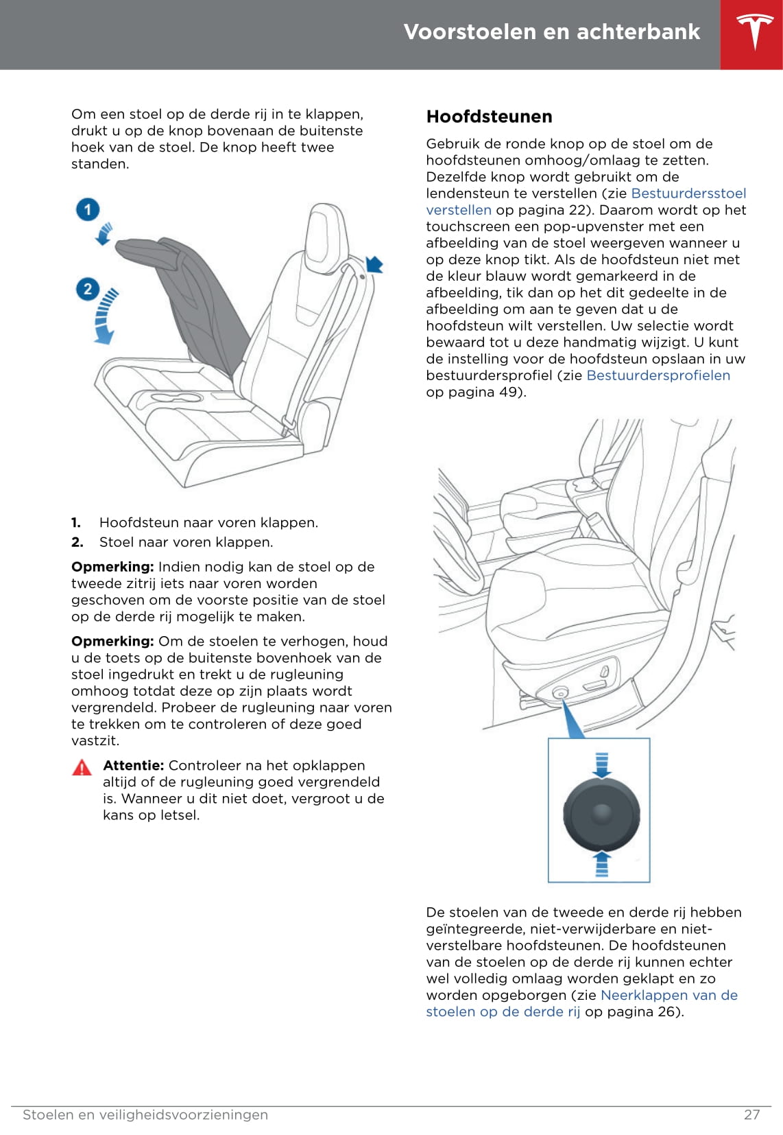 2016-2020 Tesla Model X Owner's Manual | Dutch