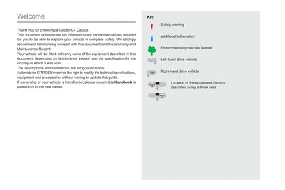 2019-2021 Citroën C4 Cactus Owner's Manual | Spanish