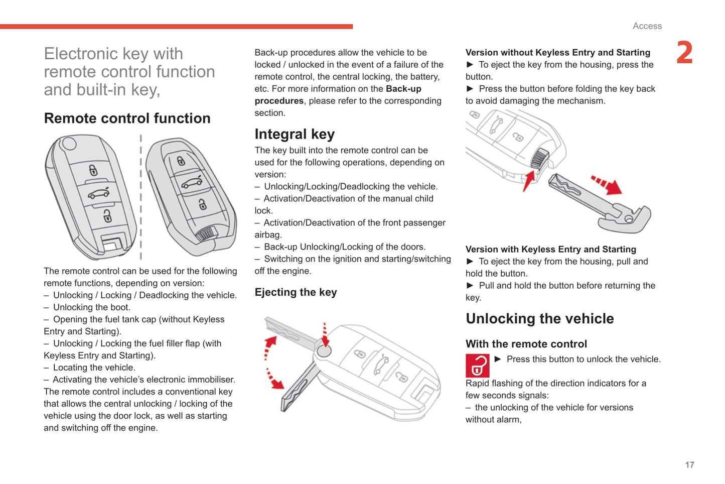 2019-2021 Citroën C4 Cactus Owner's Manual | Spanish