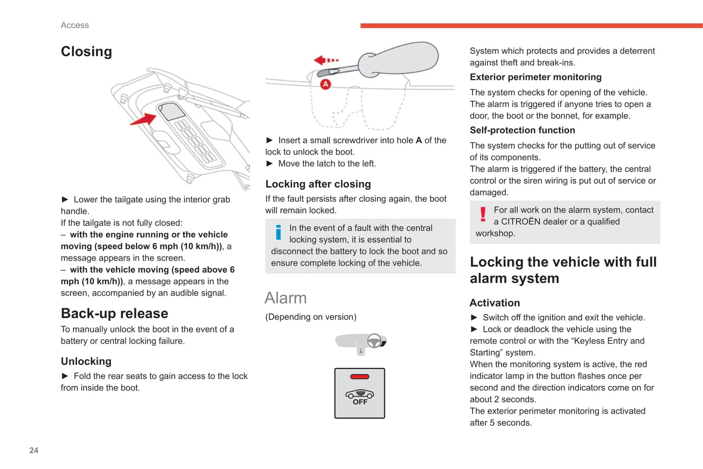 2019-2021 Citroën C4 Cactus Owner's Manual | Spanish