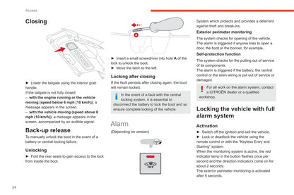 2019-2021 Citroën C4 Cactus Owner's Manual | Spanish