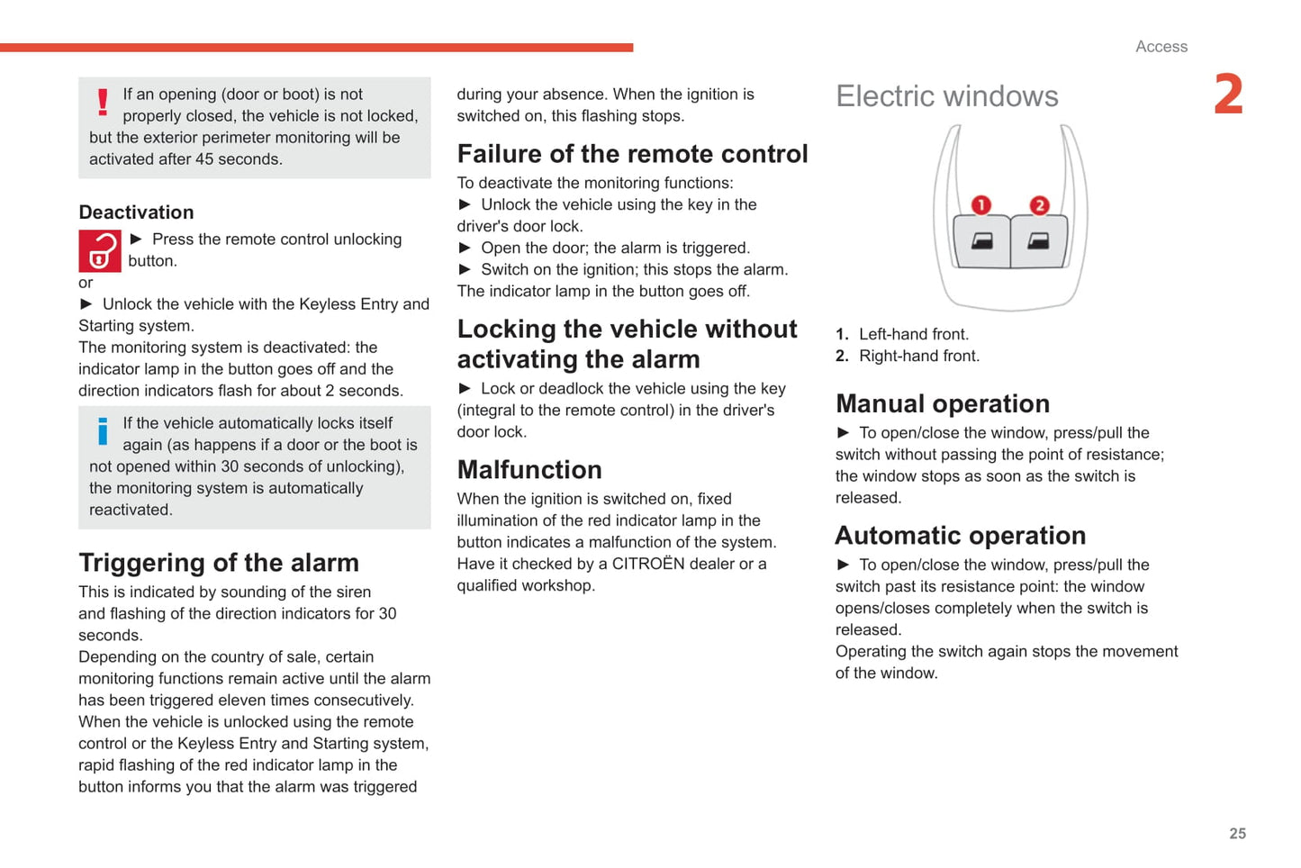 2019-2021 Citroën C4 Cactus Owner's Manual | Spanish