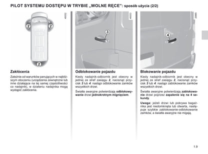 2019-2020 Renault Master Owner's Manual | Polish