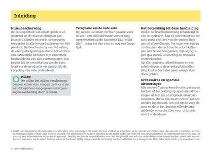 2003-2006 Smart Forfour Manuel du propriétaire | Néerlandais
