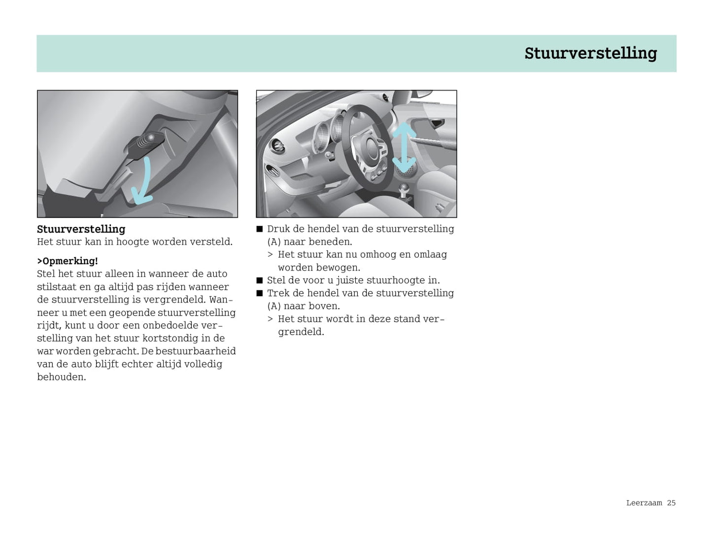 2003-2006 Smart Forfour Manuel du propriétaire | Néerlandais