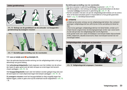 2017-2018 Skoda Karoq Owner's Manual | Dutch