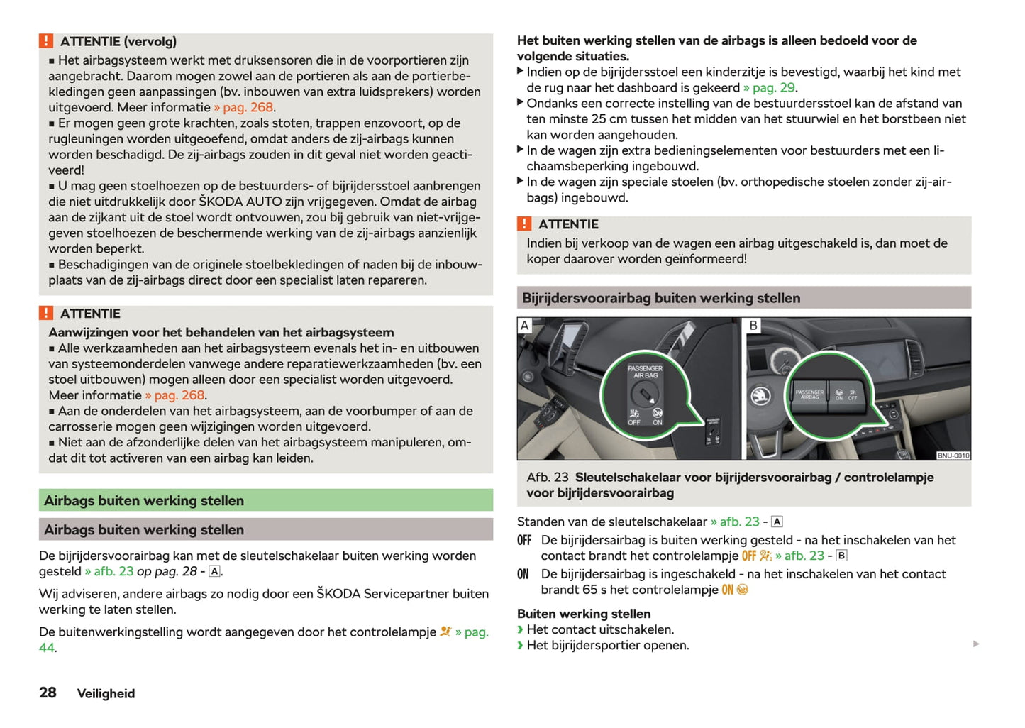 2017-2018 Skoda Karoq Owner's Manual | Dutch