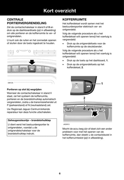 2007-2009 Jaguar XJ Manuel du propriétaire | Néerlandais