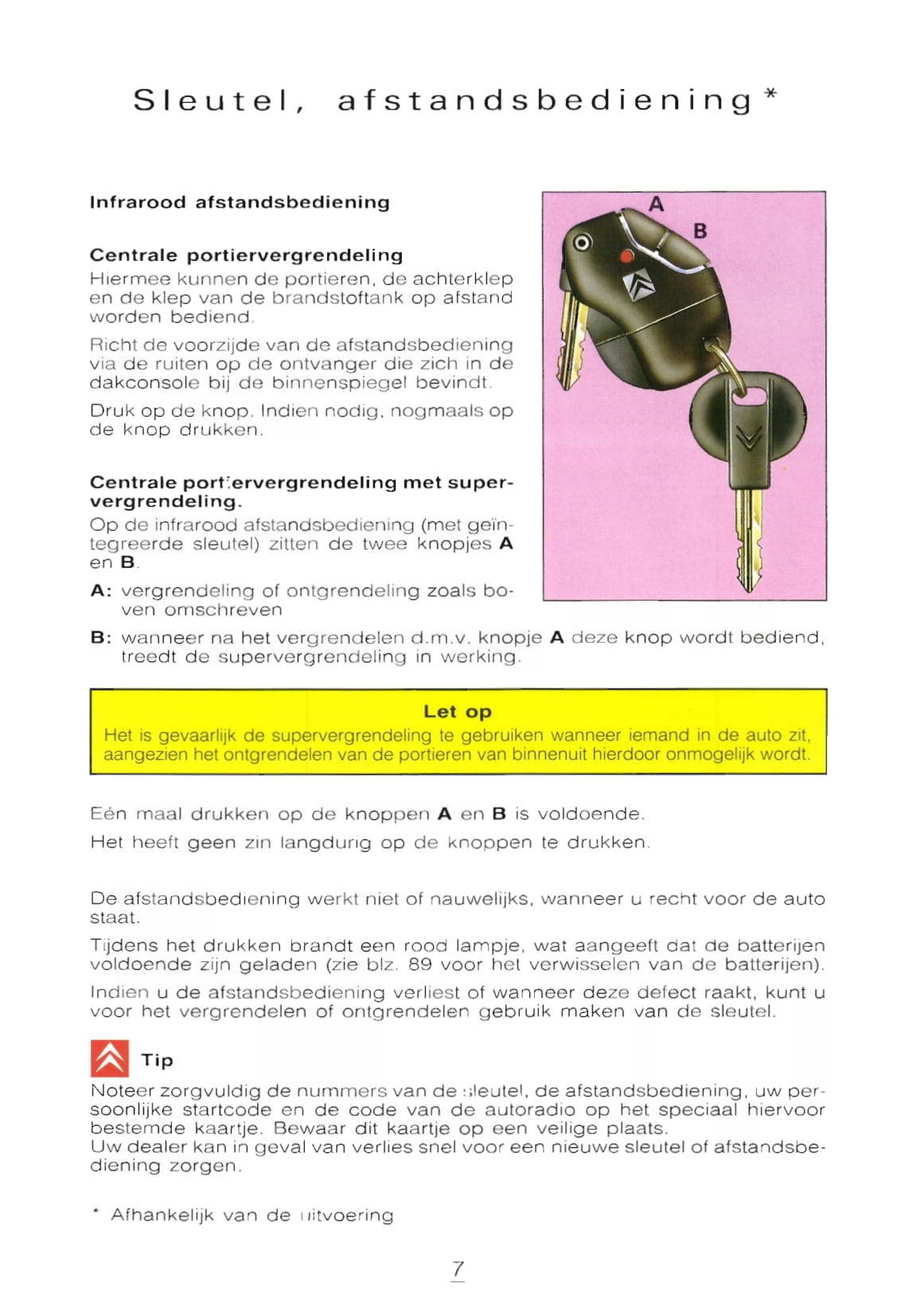 1996-1997 Citroën Xantia Gebruikershandleiding | Nederlands