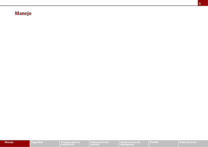 2009-2010 Skoda Roomster Owner's Manual | Spanish