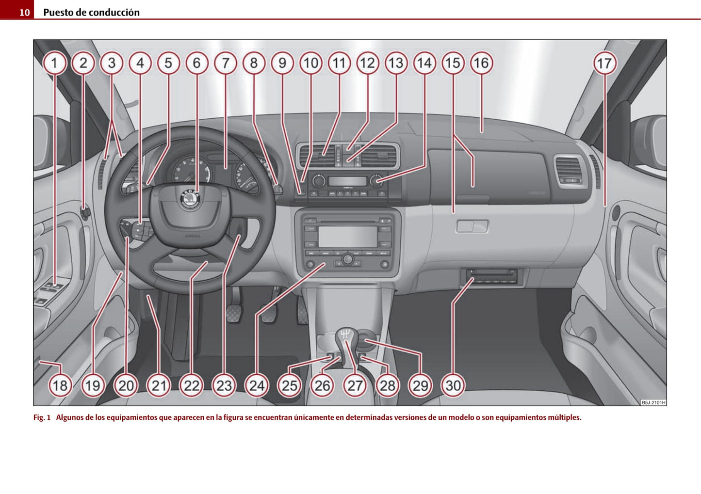 2009-2010 Skoda Roomster Owner's Manual | Spanish