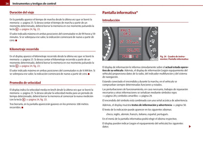 2009-2010 Skoda Roomster Owner's Manual | Spanish