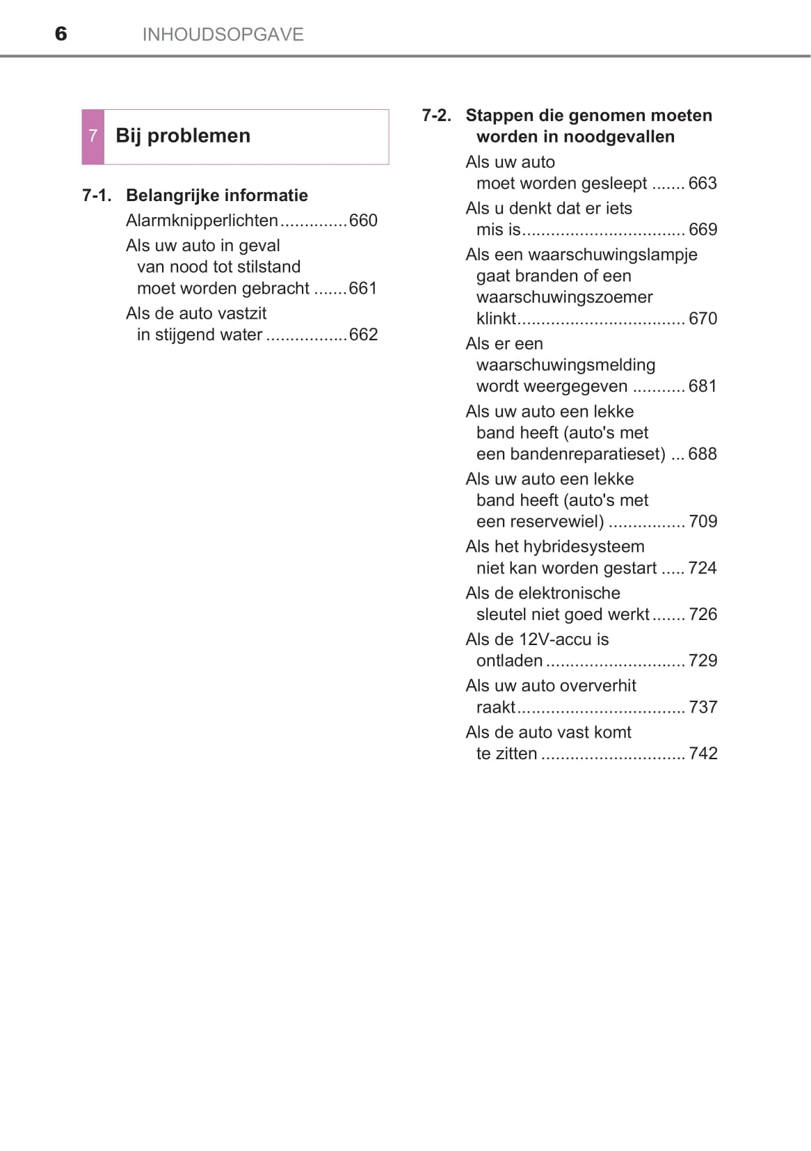 2019-2020 Toyota C-HR Hybrid Owner's Manual | Dutch